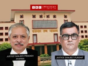 A two-judge bench of the Rajasthan High Court orders relief in a GST matter, holding that improper service of notice under Section 169 of the CGST Act invalidates forced tax recovery and directs unfreezing of bank accounts.