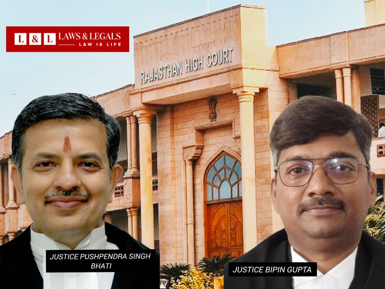 Rajasthan High Court Strict — Law Secretary and Tribunal Chairman Summoned Over Non-Compliance