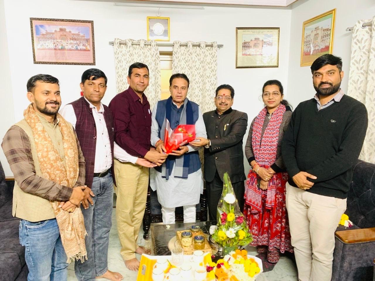 Rajasthan High Court Advocates Association Meets Law Minister Jogaram Patel in Jodhpur