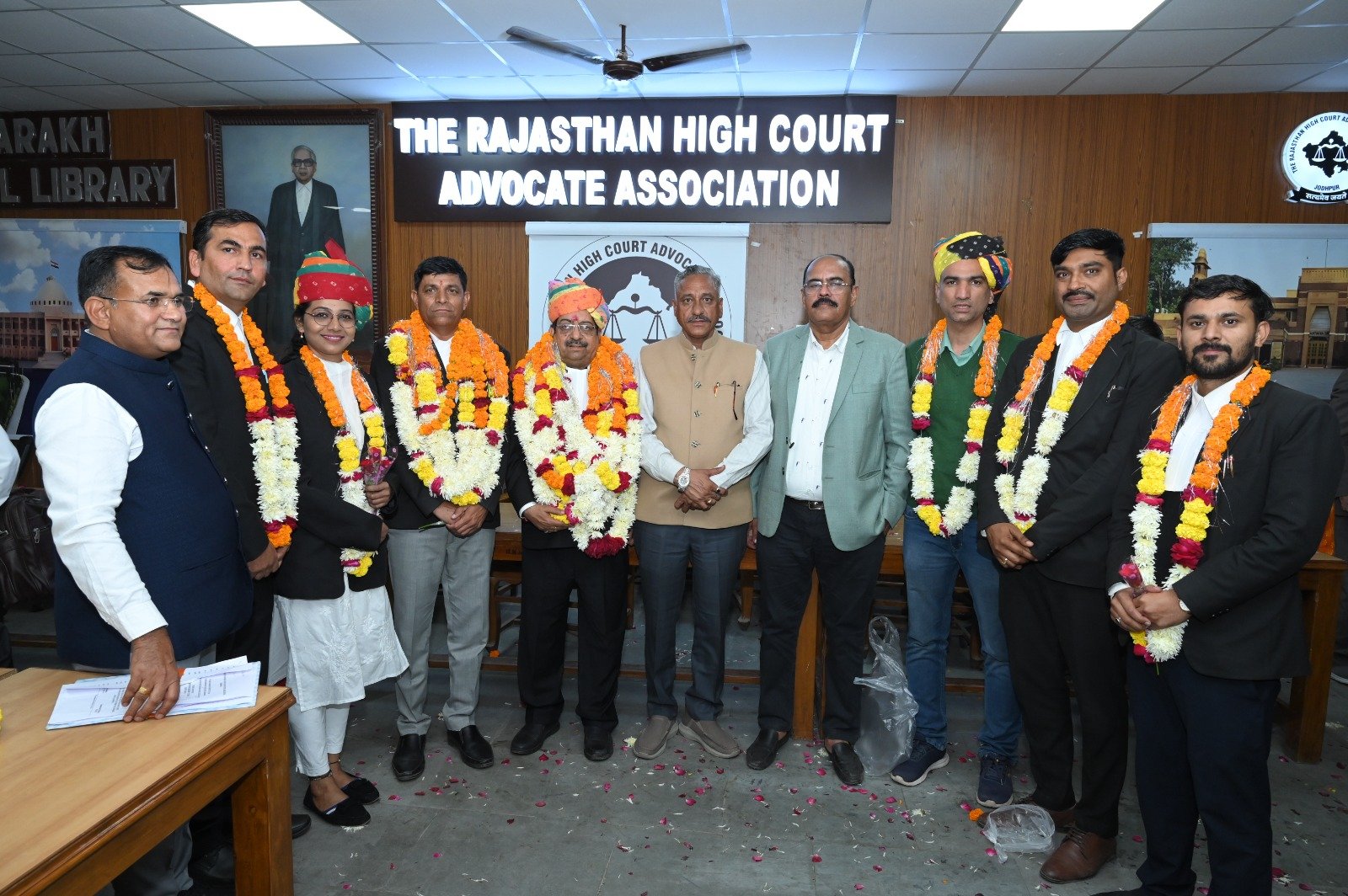 Rajasthan High Court Advocates Association Office Bearers Assume Charge for 2025–2027
