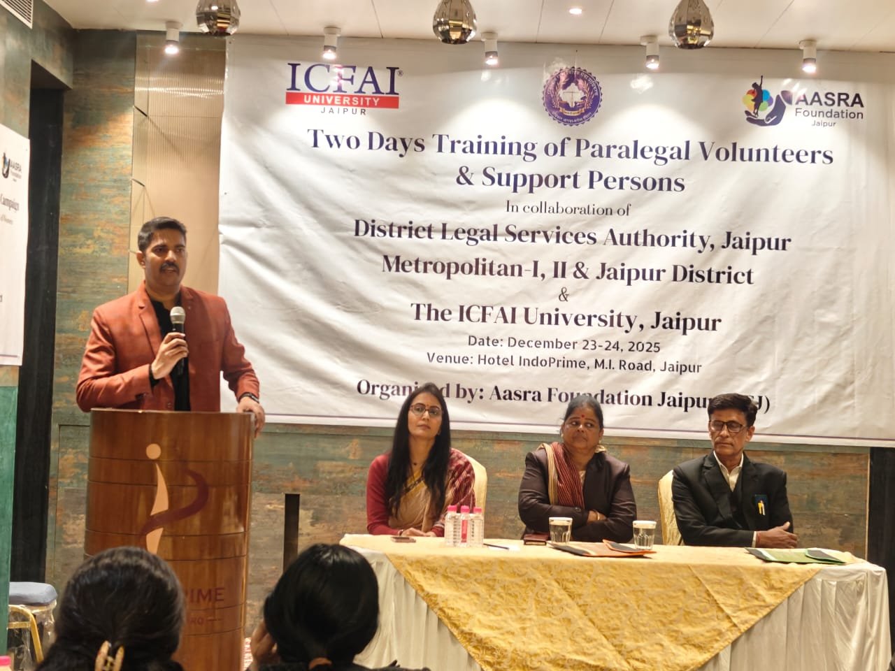 Two-Day Training Program for Para Legal Volunteers and Support Persons Begins in Jaipur