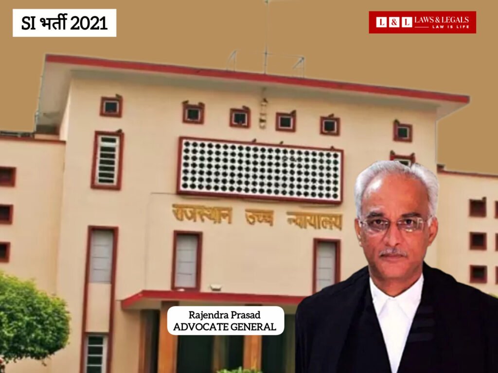 No Systematic Irregularities in SI Recruitment 2021, Rajasthan Government Tells High Court