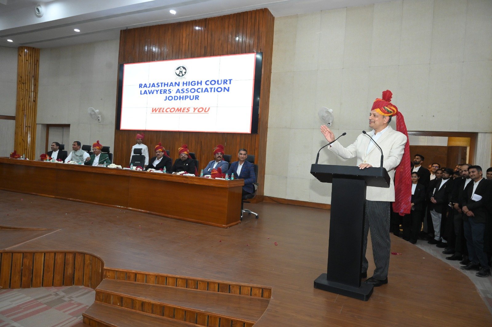 Grand Swearing-In Ceremony of Newly Elected Office Bearers of Rajasthan High Court Lawyers Association, Jodhpur