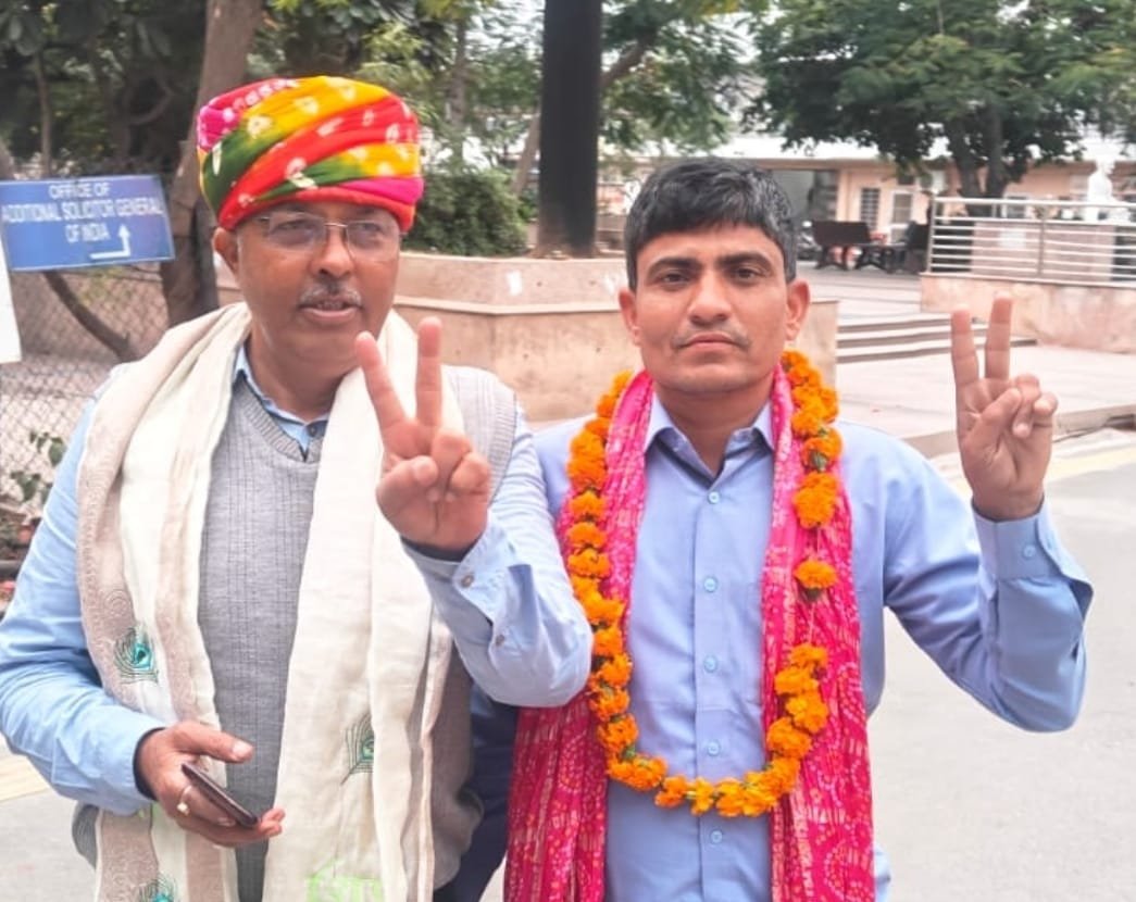 Sitaram Sharma Elected President, Umashankar Sharma Wins General Secretary Post in Rajasthan High Court Jaipur Munshi Union Polls