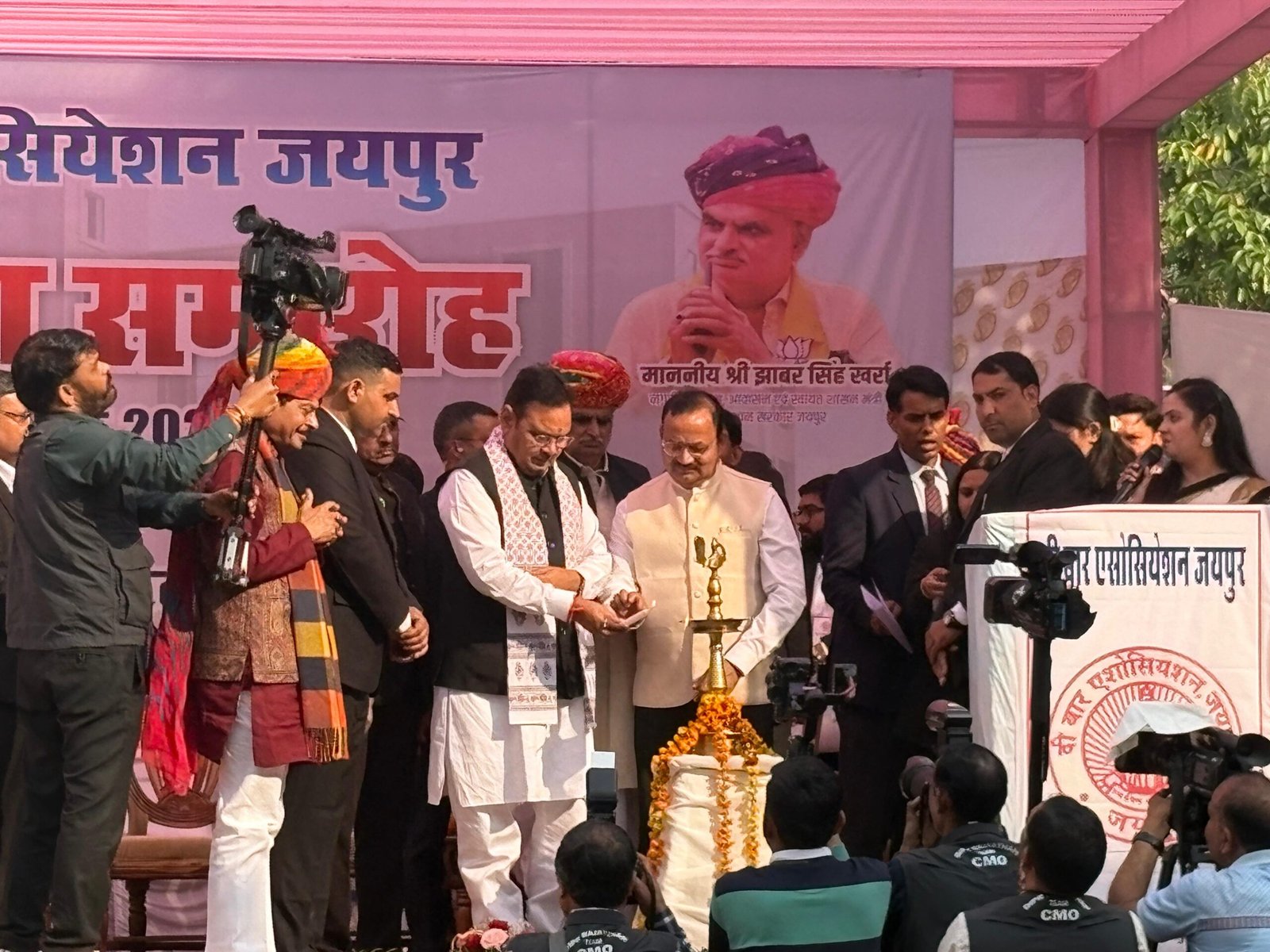 Bar Association Jaipur Oath Ceremony Held in Presence of CM Bhajanlal Sharma and UDH Minister Jhabar Singh Kharra