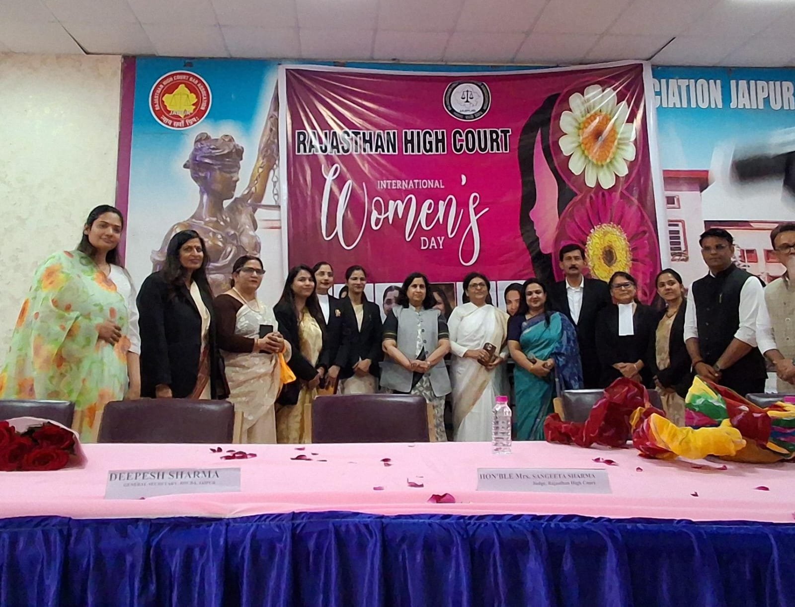 Rajasthan High Court Jaipur Bar Association Celebrates Women’s Day, Honours Women Advocates and Kalika Patrolling Unit Officers