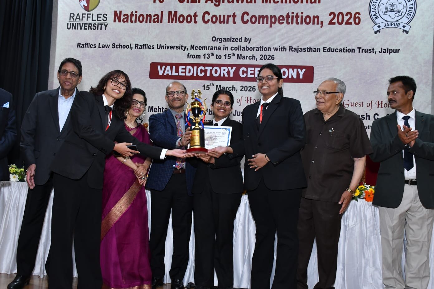 Amity University Jharkhand Wins 10th National Moot Court Competition at Raffles University Neemrana