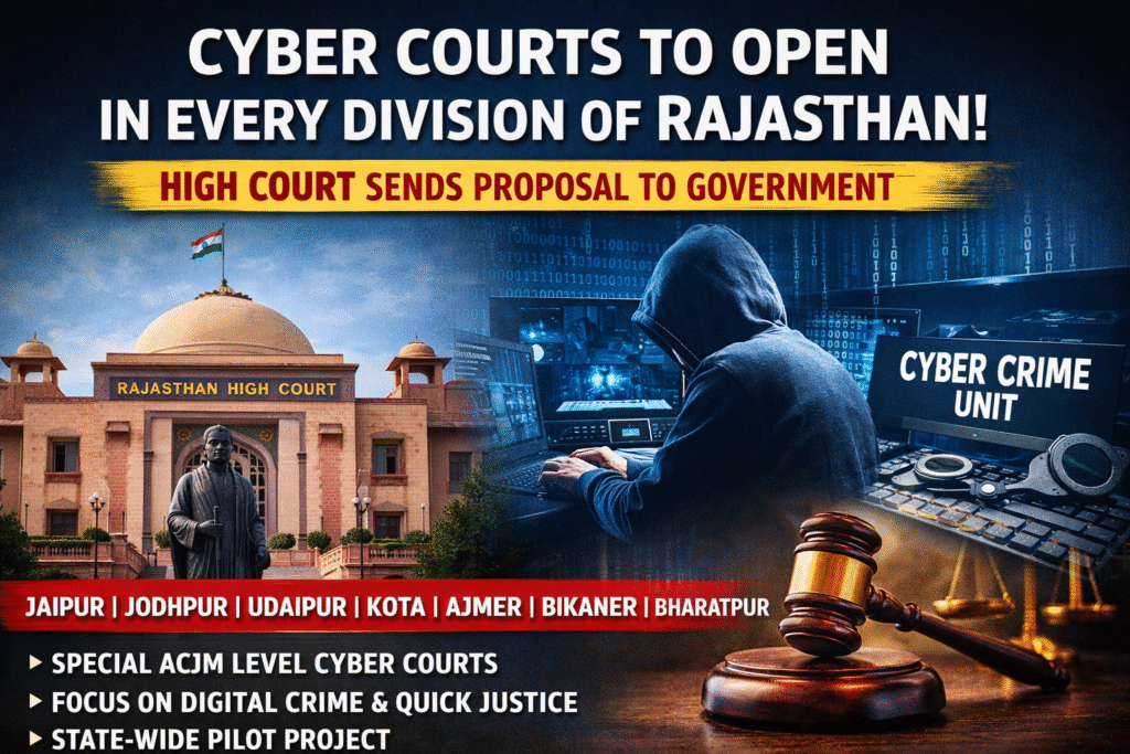 Rajasthan to Set Up Cyber Courts Across Divisions, High Court Sends Proposal to Government