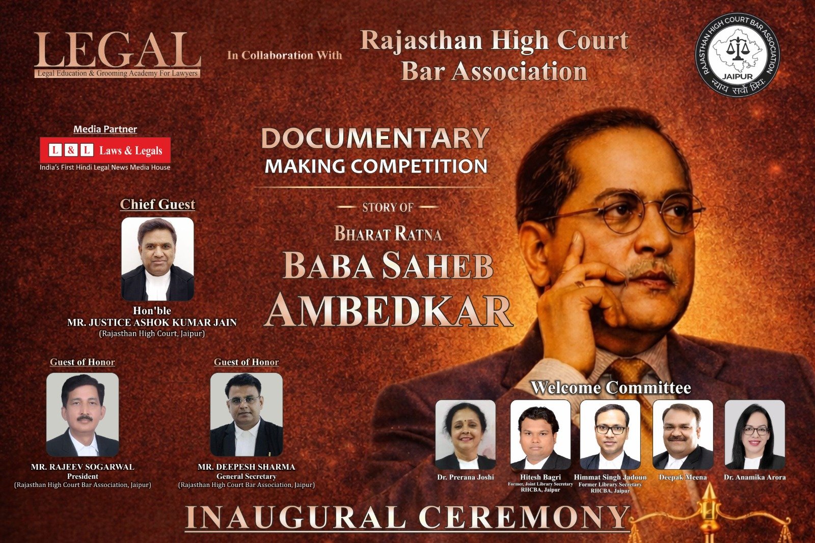 Ambedkar Jayanti Mega Documentary Competition in Rajasthan: High Court Judge to Inaugurate, 160+ Students to Participate