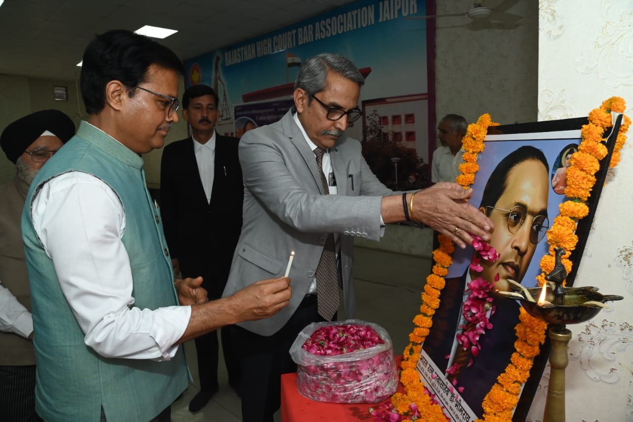 Rajasthan High Court Marks Ambedkar Jayanti, Judiciary Pays Tribute to Dr. B.R. Ambedkar