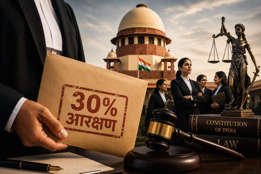 Supreme Court Issues Notice on Plea Seeking 30% Reservation for Women Lawyers in Government Panels