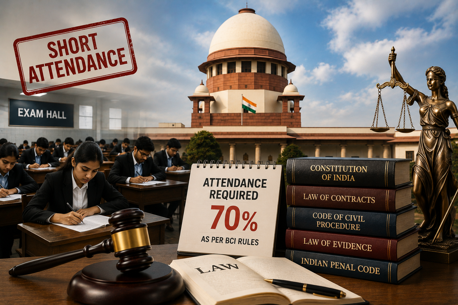 Can Law Students Appear In Exams With Low Attendance? Supreme Court To Decide Key Rule