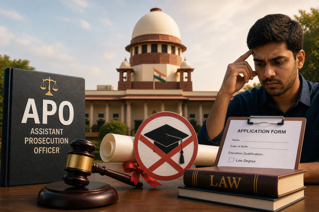 No Law Degree at Application? Supreme Court Disqualifies APO Aspirants