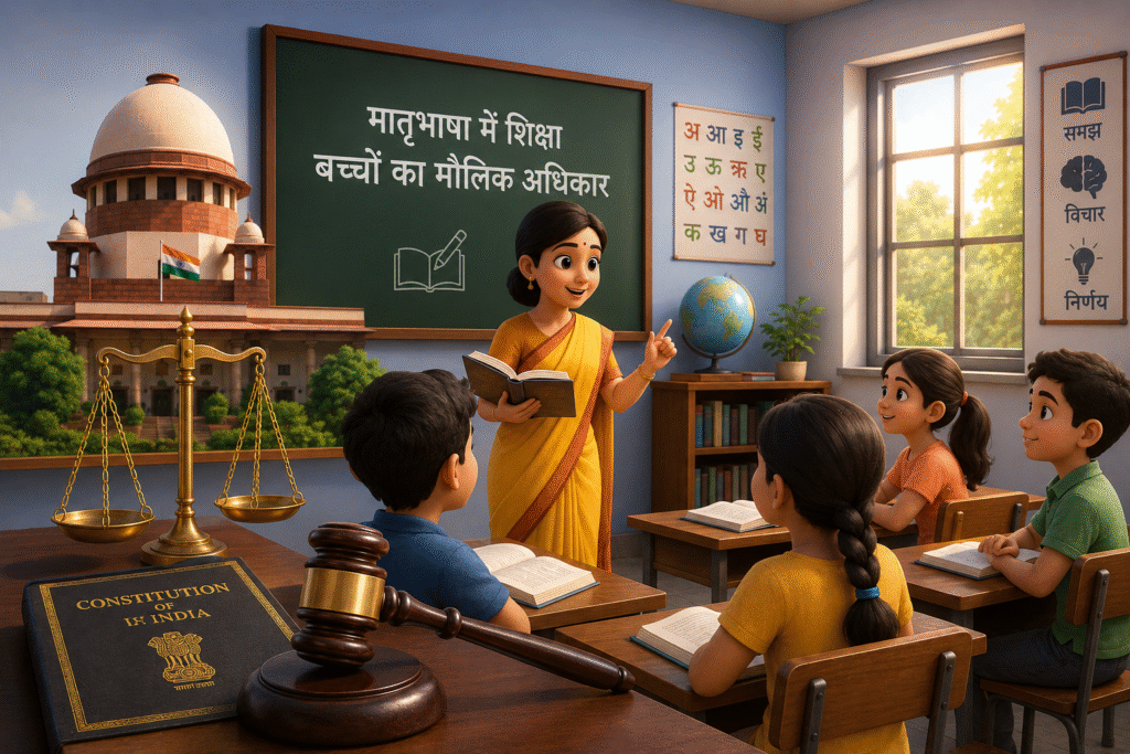 Supreme Court Says Children Have Fundamental Right To Study In Mother Tongue