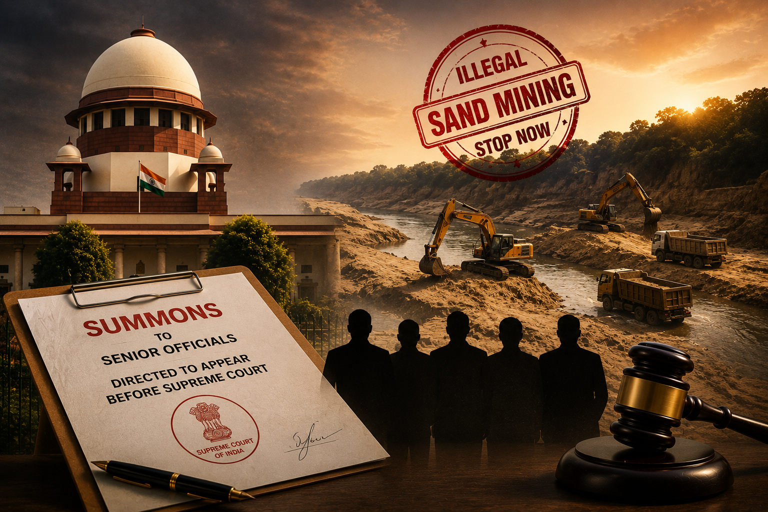 Supreme Court Slams Rajasthan Over Illegal Sand Mining In Chambal Sanctuary