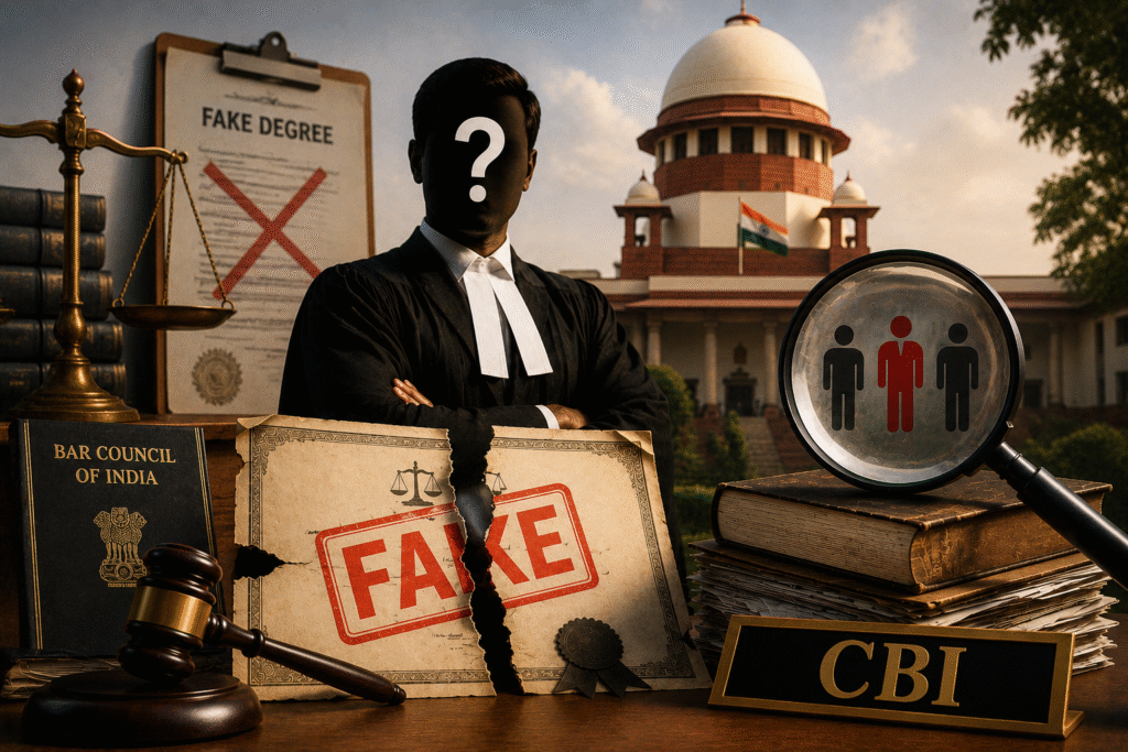 Supreme Court Flags Fake Degree Lawyers, Calls For CBI Probe Into Legal Profession