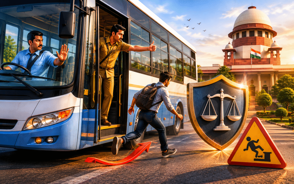 Supreme Court: Bus Driver Not Always Liable in Passenger Exit Accidents, Acting on Conductor’s Signal Is Not Negligence