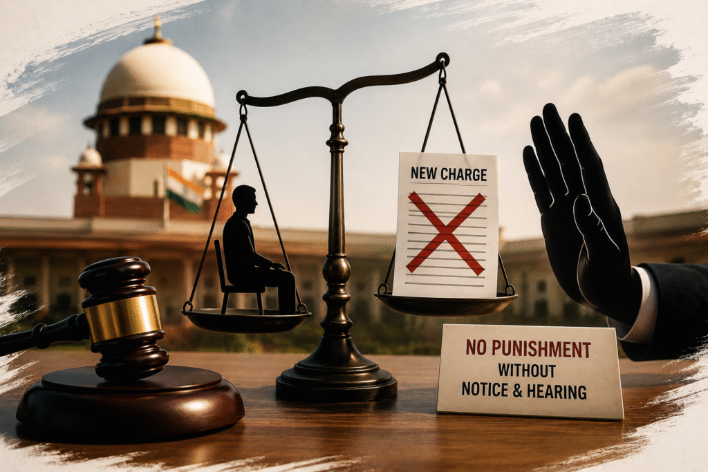 Supreme Court: No Punishment Without Notice on New Charges