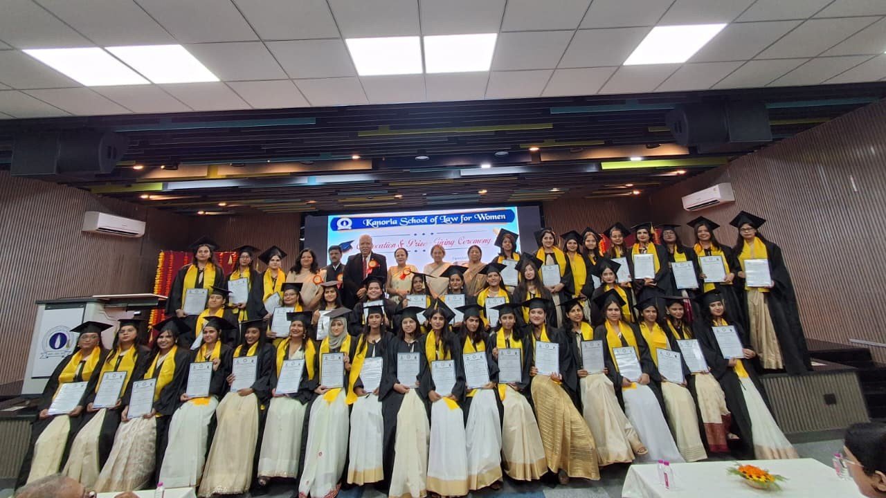 Kanoria School of Law for Women Holds Its First Convocation Ceremony; Graduates Urged to Uphold Justice and Constitutional Values