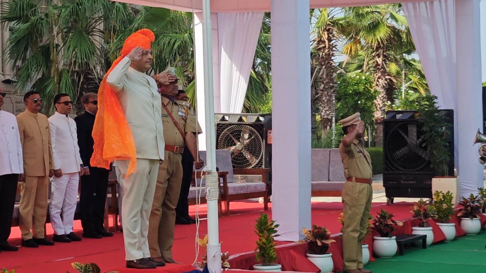 Rajasthan High Court Jodhpur Celebrates Independence Day with Flag Hoisting by Justice Pushpendra Singh Bhati