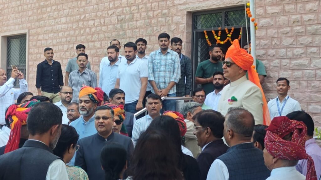 Justice P.S. Bhati Inspects Rajasthan Bar Council Election Counting Centre, Praises Process