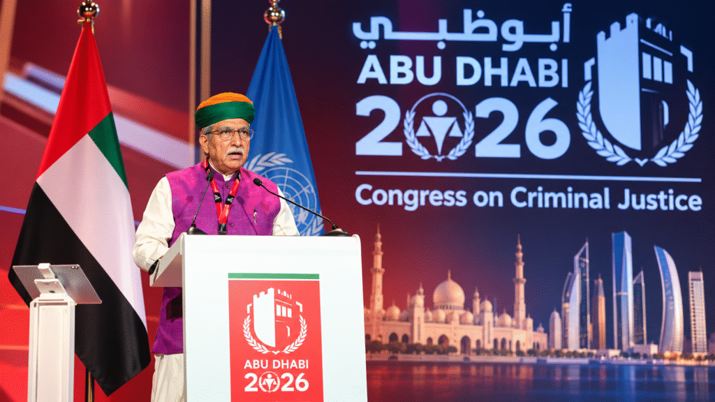 India’s Criminal Justice Reforms Take Centre Stage at UN Crime Congress in Abu Dhabi