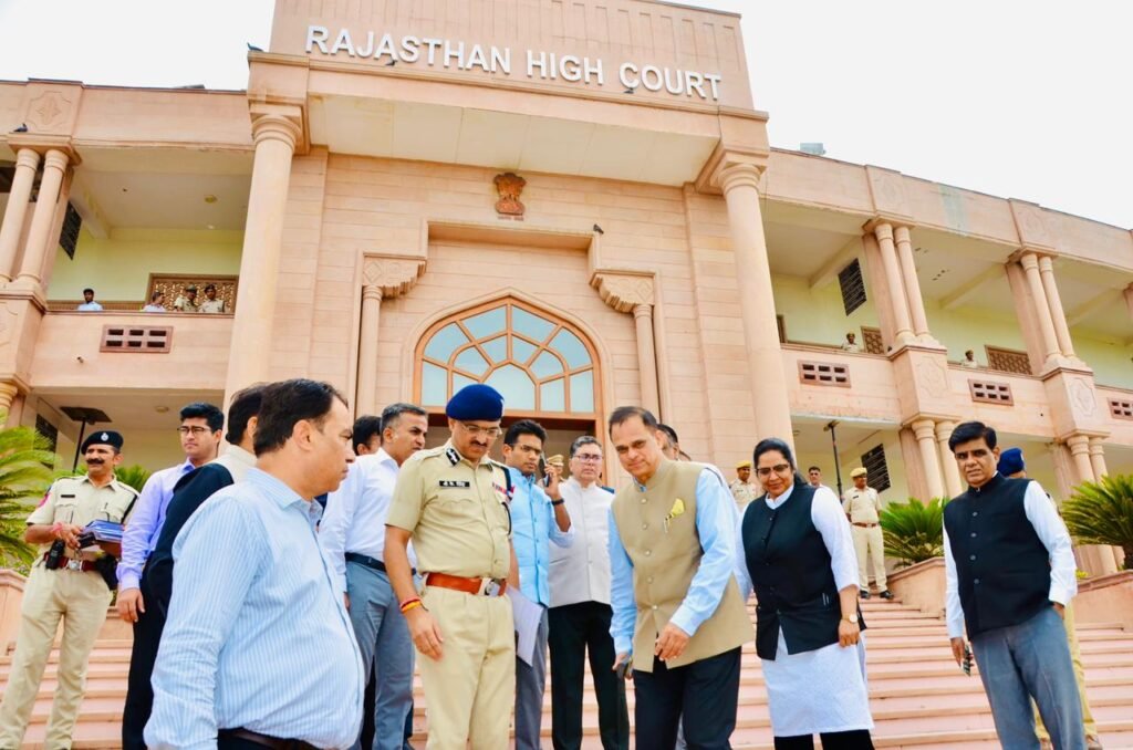 Rajasthan Chief Secretary Reviews High Court Building Repairs, 50-Courtroom Plan