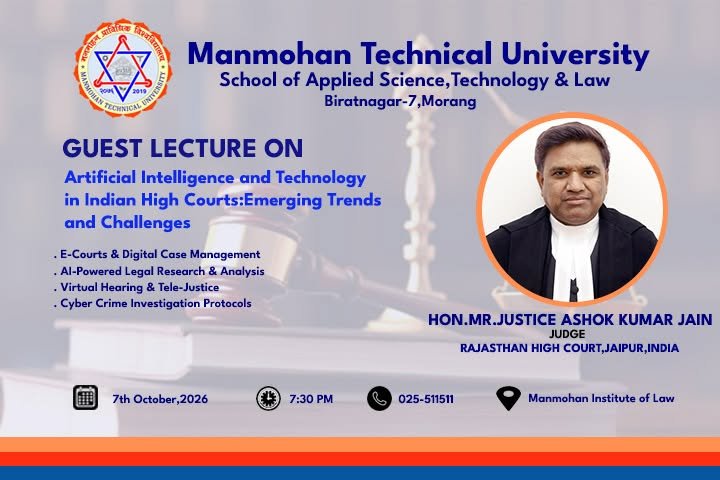 Justice Ashok Kumar Jain to Address Nepal Law Students on AI and Technology in Indian High Courts
