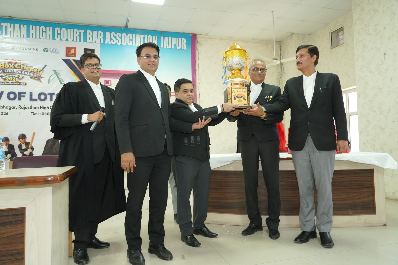 Legal Legends Cricket Bash 2026 Season 3: Trophy Unveiled, 48 Teams Ready for Jaipur Cricket Battle