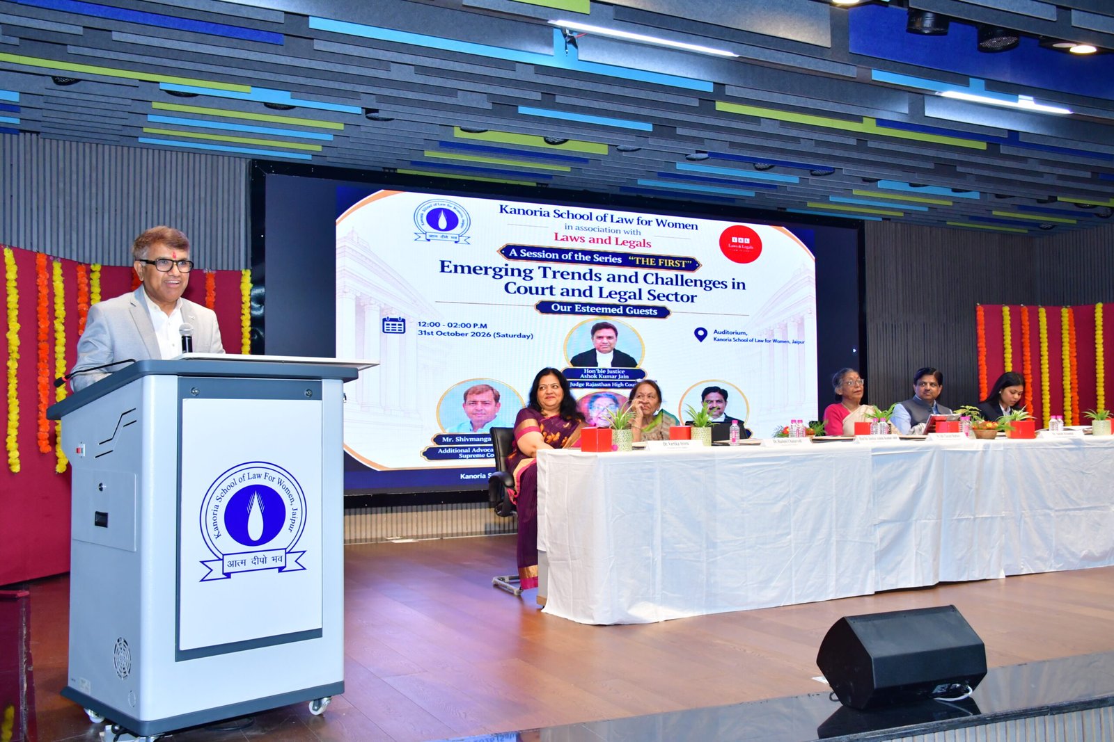Rajasthan High Court Justice Ashok Kumar Jain Flags AI Risks at ‘The First’ Lecture Series in Jaipur