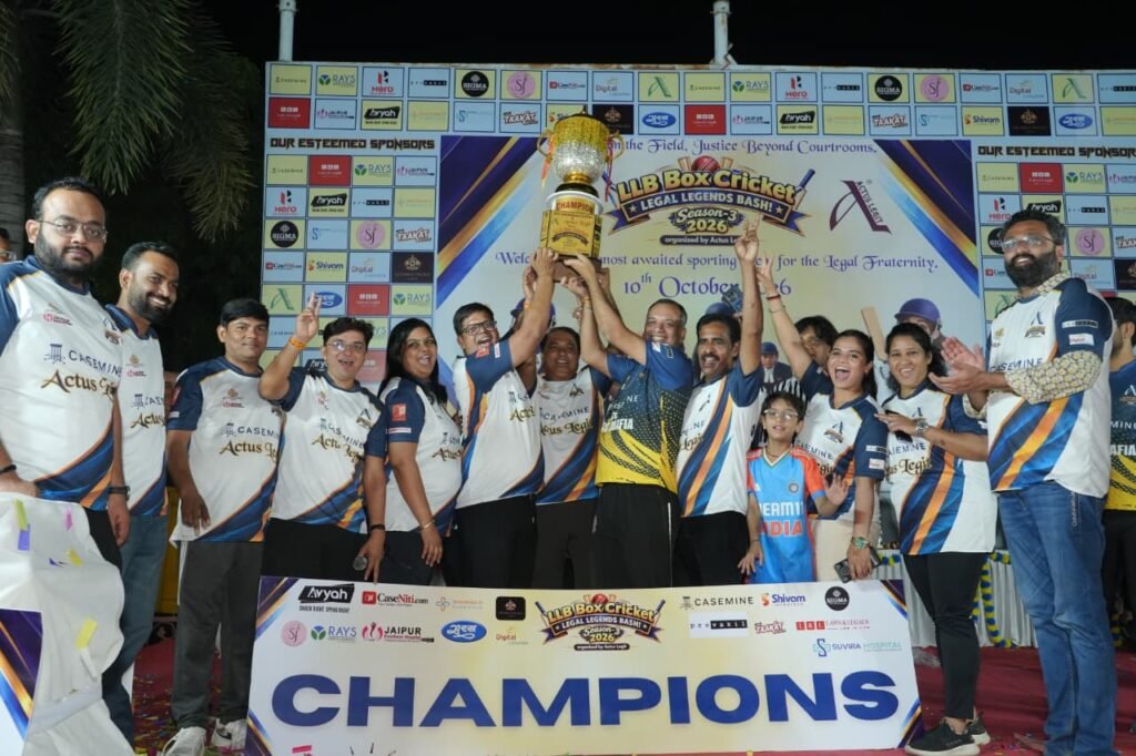 The Legal Mafia Clinches Legal Legends Bash Season-3 2026 Title, Defeats JS Tigers in Thrilling Final