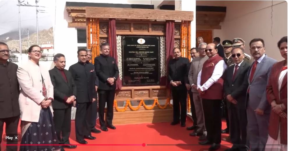 Breaking: CJI Justice Surya Kant Inaugurates Ladakh Bench of Jammu & Kashmir High Court in Leh